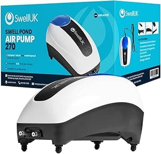 – Swell Pond Air Pump 270 | Robust Fish Pond Essential | 3 Year Guarantee