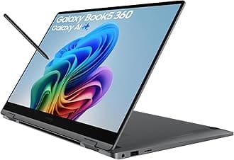 Galaxy Book5 360, Copilot+ PC (2025) 15.6", Intel Core Ultra 7 Processor, S Pen Included, 16GB RAM, 1TB Storage, Grey