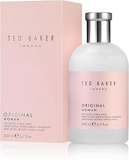 Ted Baker Woman Pink Eau de Toilette for Women Floral Green Fragrance with Fresh Peach, Freesia, Jasmine, Warm Musk & Vanilla, Perfume Spray for Women 6.7 fl oz / 200ml