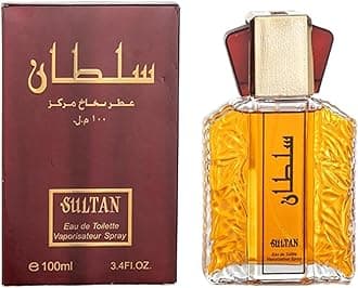 Dubai Cologne For Men, Elegant & Long Lasting Scent, Arabic Cologne For Men, Sultan Eau De Toilette Vapurisateur Spray (A)