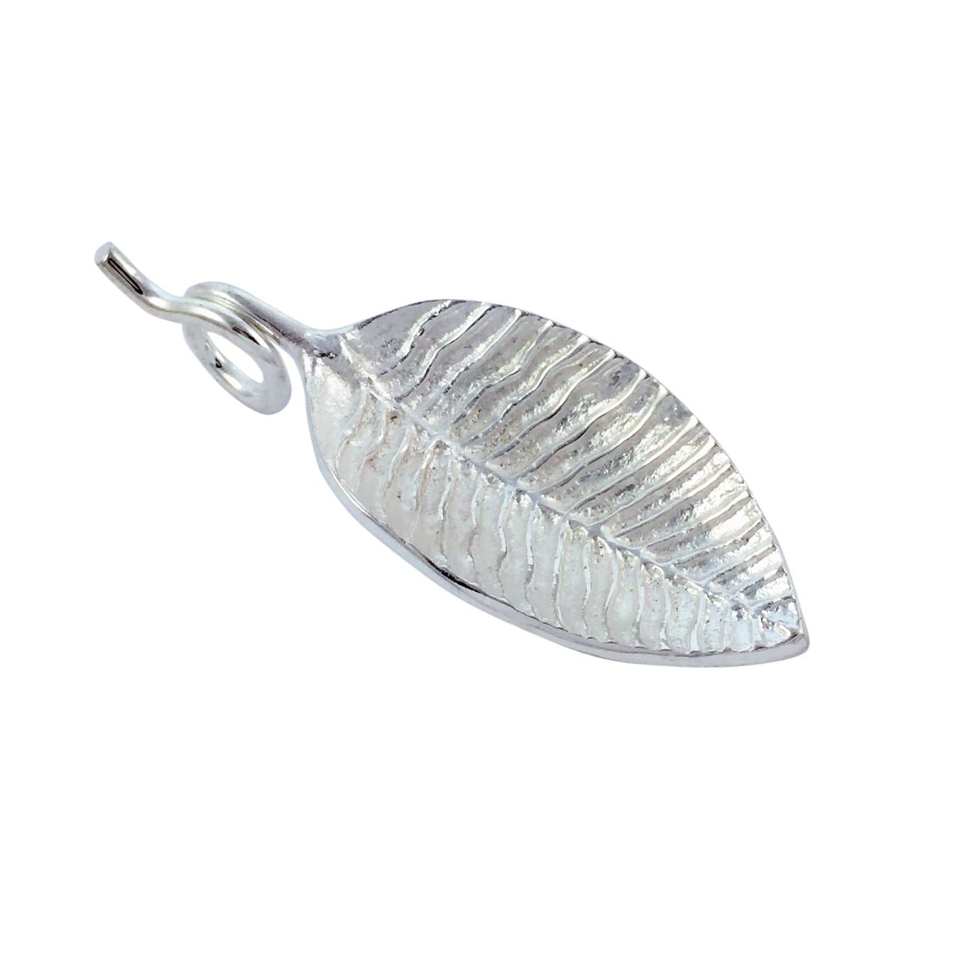 Silver Plated Tea Caddy Spoon - Tea Leaf Design