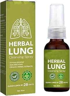 Herbal Lung Cleansing Spray,Herbal Lung Cleanse Spray,Breath Detox Herbal Lung Cleansing Spray,Cleanse & Respiratory (1PCS)