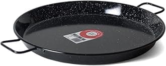 Chef Inox 400Mm 63840 Paella Pan Enamelled, Steel, 63840