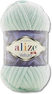 Wohnkult100 g Alize Velluto Wool in 30 Selection (15 | Mint)