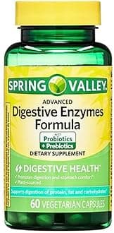 H4U Advanced Digestive Enzymes: an Ultimate Health Solution with Probiotics, Prebiotics, and Enzymes for Both Women and Men. Vegetarian Digestive Enzyme Supplement (60 Count)