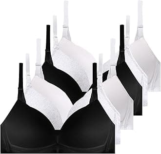 Phennie's Big Girls Cotton Training Bras Kids Wireless Light Padded for Teens 10-18 Years