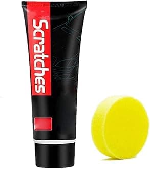 Scratch Remover, Cleaning Cream for Stove Top, Glass Ceramic Stove Top Cleaner, Car Paint Scratch Repair, Kitchen Home Tool, with Sponge