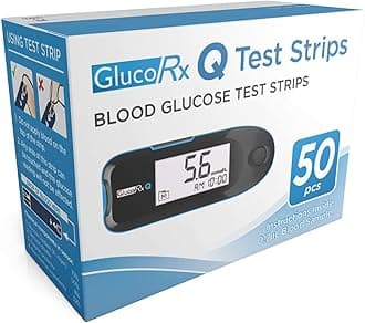 Q Blood Glucose Test Strips, 50-Count