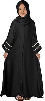 ODIZLIMuslim Abaya For Girls Islamic Prayer Abayas Dress with Hijab Ramadan Cardigan Kaftan Robe Dresses Dubai Outfits