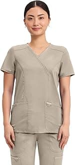 CHEROKEE WW Revolution WW610 Women's Mock Wrap Top
