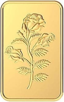 24k (999) Rose 1 gm Yellow Gold Bar