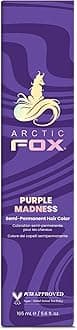 Arctic Fox, 100% Vegan and Cruelty Free Semi Permanent Hair Colour 165ml (Purple Madness)