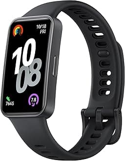 Band 10 Smart Watch, Metallic Design and Comfortable Wearing, Pro-level Sleep Analysis, Emotional Health Aid, 100 Workout Modes, Robust Battery Life, IOS and Android, Black