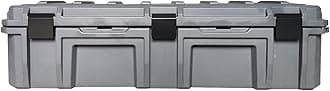 Overland Vehicle Systems 40100021 Dark Gray 117 QT Dry Box Storage with Drain and Bottle Opener | Waterproof Seal | Heavy-Duty Latches and Nylon Handles | Keeps Gear Safe, Dry and Organized