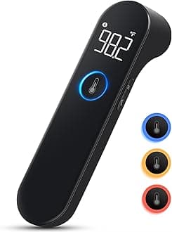 No-Touch Forehead Thermometer for Adults and Kids, Fast Accurate Baby Thermometer with Fever Alarm & Mute Mode - Take Quick Temperature Easily