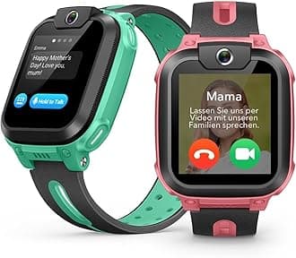 – imoo Z1 Kids Smart Watch, Kids Smart Watches for Girls, Smart Watch with SIM Card with GPS Tracker, Children Phone Watches with HD Video and Phone Call, IPX8 Water Resistance(Z1, Rose)