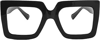 Kursan Oversized Square Glasses for Women Men Big Frame Blue Light Blocking Glasses Fashion Eyeglasses