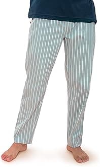 DAMENSCH Regular Fit Cotton Blend Woven Casual Style Pyjama Dual Pockets Breathable Microfibre Waistband Anti-Bacterial Stretchable Soft Comfortable Pyjama For Men