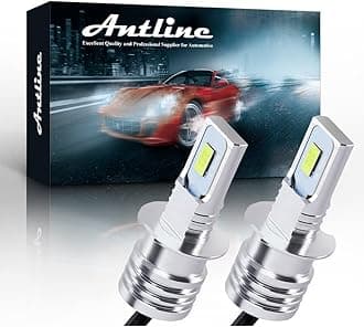 Antline Super Bright H3 LED Bulb Ice Blue Version 3570 CSP-Chips LED Fog Lights DRL Replacement (Pack of 2)