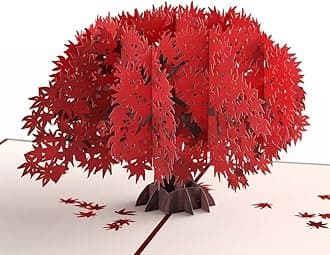 Lovepop Japanese Maple Tree, Everyday Beautiful card for her for him, Updated design, 5" x 7", Premium pop-up [Office Product]