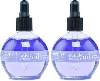 Cuccio Naturale Cuticle Revitalizing Oil - Lavender & Chamomile - Moisturizes, Strengthens Nails - 2.5 oz (Pack of 2)