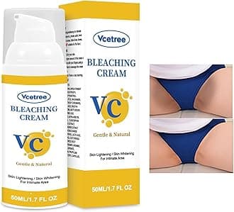 Skin Bleaching Cream Skin Lightening for Body Intimate Areas, Private Parts, Underarm, Knees, Elbows, Inner Thigh, Bikini Area, Whitening Cream Dark Spot Remover For Intimate Areas (1.7FL OZ)
