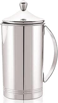 Neelam Stainless Steel Jaguar Jug - 1.5 LTR, Durable and Elegant Beverage Jug for Serving Water, Juices and Other Drinks, Ideal for Daily Use, Parties, Special Occasions, Easy to Clean & Maintain.