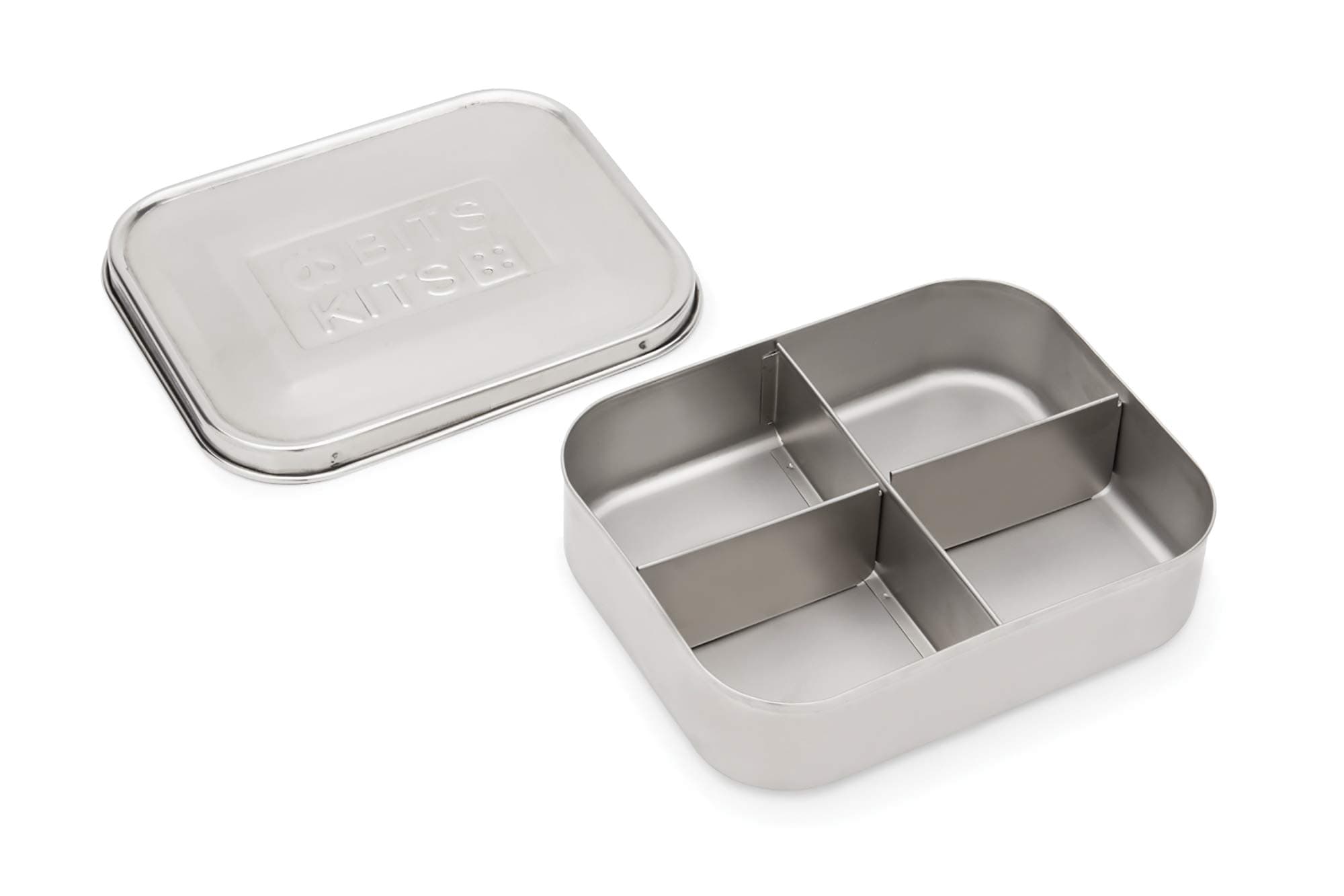 Four Compartment Stainless Steel Bento Box