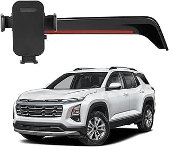 11.3Inch Car Phone Holder Mount Compatible with Chevy Equinox LT/ACTIV/RS 2025(Not fit for EV) Accessories Custom Fit Screen & Mobile Phone 360°Adjustable Cell Phone Stability Car Decoration Mods