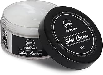 Leather Shoe Cream & Polish | 50ml | Natural Carnauba Wax & Beeswax | Premium Shoe Care | Protect & Shine Your Leather Shoes | Long-Lasting Formula | Shoe Restoration