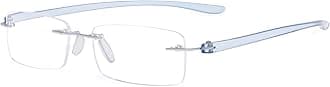 EyekepperReader Small Lens Rimless Reading Glasses Men WomenGlobal Recycled StandardGlobal Recycled StandardGlobal Recycled Standard