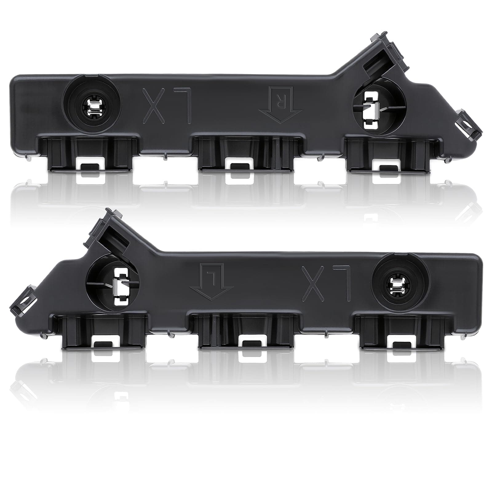 2PCS Left and Right Front Bumper Cover Support Fit for Chrysler 300 2011-2020 Bumper Brackets, Replace 57010401AD, 57010402AD, Driver and Passenger Side Bumper Cover Bracket