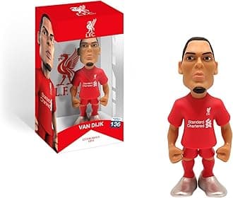 Virgil Van Dijk, Official Liverpool, Sports Collectable 12 cm Figurine, Unique Soccer Gift for All Ages, Football Stars