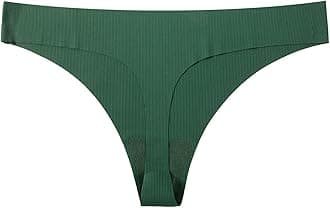 Women's Seamless Thongs Briefs No Show Low Waist Comfy Bikini Underwear Breathable Panties Underpant for Women