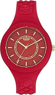 Versus VersaceWomens Fire Island Fashion Watch. Adjustable and Sporty Silicone Strap. includes Travel Gift Pouch.