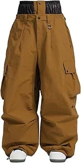 Women Men Ski Pants Snowboard Pants Super Baggy Snowboarding Loose Snow Sport Insulation Waterproof Windproof