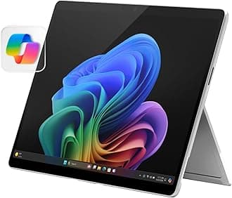 Surface Pro 2-in-1 Laptop/Tablet (2024), Windows 11 Copilot+ PC, 13" Touchscreen LCD Display, Snapdragon X Plus (10 Core), 16GB RAM, 256GB Storage, 5G Connectivity, Platinum