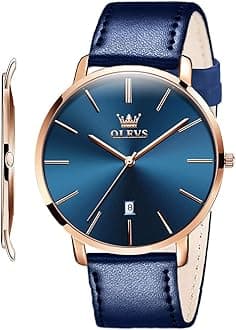 OLEVS Mens Watches Minimalist Ultra Thin Fashion Casual
