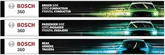 Bosch360 Complete Vehicle Wiper Blade Kit - Includes Front Beam Blades (Pair) + Rear Wiper Blade (1) - 24"/20"/11" (B36018)