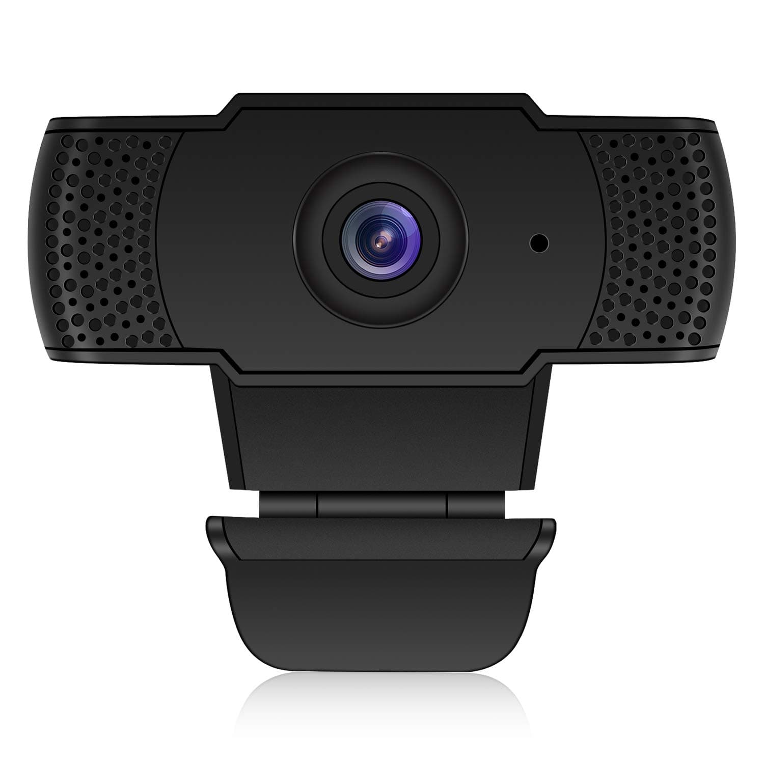 maisi 1MP Webcam with Microphone, 720p HD PC Webcam with USB Plug and Play Web Camera for Recording and Video Calling for Computer Laptop Desktop, Conference, Gaming with Adjustable Base