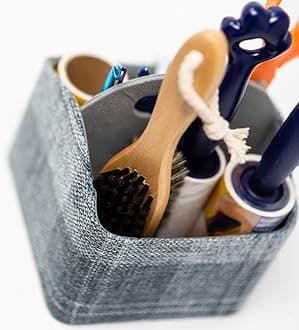 Korbond Double Sided Clothes Brush, Multi-Colour, 5.2 x 5.3 x 22.8 centimetres