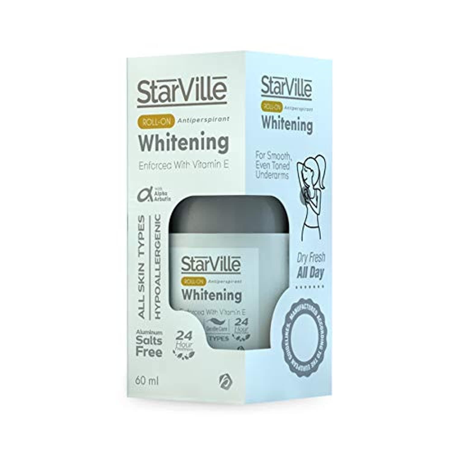 roll on whitening 60 ml - transparent