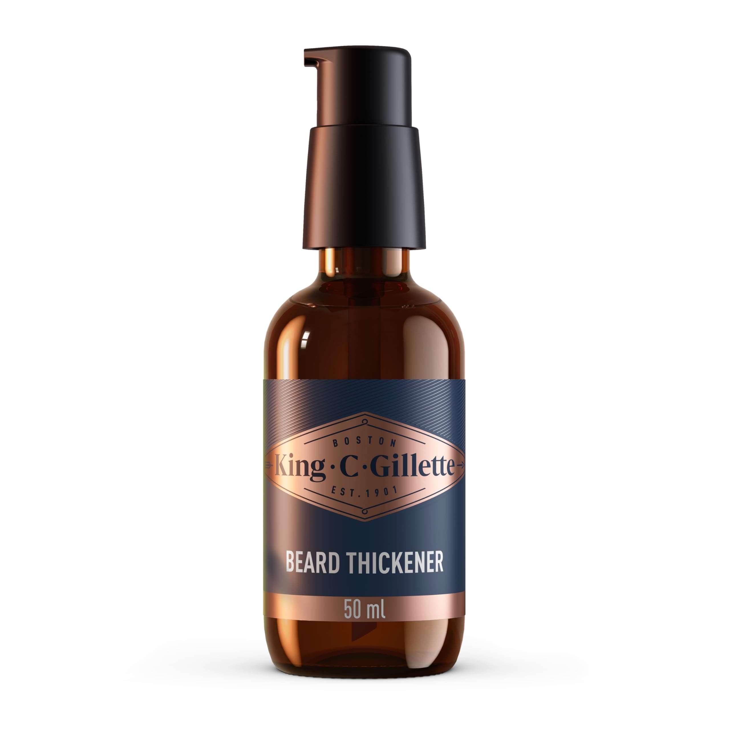 Beard Thickener formulated with Vitamin B complex and Caffeine, 1.7oz