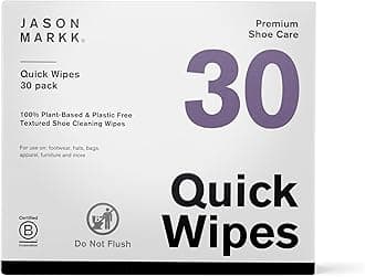 [ジェイソンマーク] QUICK WIPES-30 PACK スニーカークリーナー シート 30枚入り 個包装 2層構造 大容量 レザー ゴム プラスチック