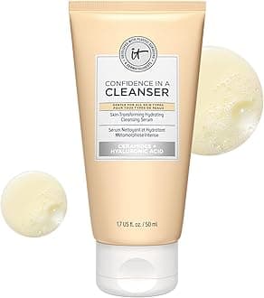 Confidence in a Cleanser - Hydrating Serum Foaming Face Wash With Hyaluronic Acid & Ceramides, Gentle Makeup Remover, Skin Barrier Support, Non-Stripping, Sulfate-Free, For All Skin Types