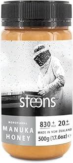 Manuka Honey MGO 830+ Pure & Raw 100% Certified UMF 20+ Manuka Honey - Bottled and Sealed in New Zealand - 500g