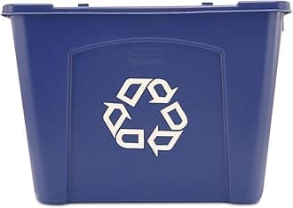 Rubbermaid Recycling Tote 14 Gal 11-3/4 W X Resin