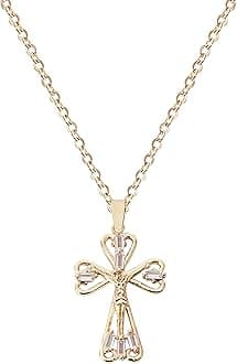 Cross Pendant Necklace for Women Jewelry Gold Cross Necklaces for Women Cross Necklace Minimalist Trendy Jewelry Valentines Day