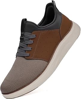 Men Casual Dress Shoes Fashion Sneakers Lightweight Breathable Laceless Walking Shoes Gym Tennis Athletic