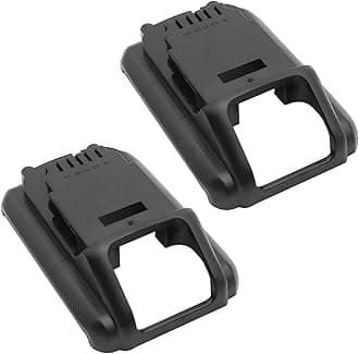 2PCS Li-ion Battery Case Parts Cover Replacement for Dewalt 18V Battery, 10-Cell 18650 Battery Case Replacement Cover Top Shell Repair Kit Parts for Cordless Power Tool